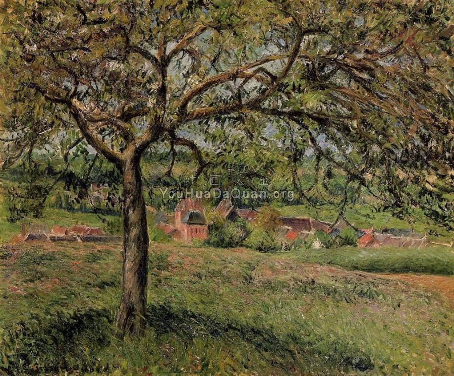 Apple Tree at Eragny - 卡米耶·毕沙罗